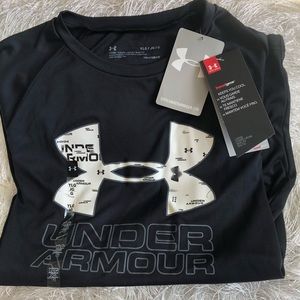 Under Armour Heat Gear Short Sleeve Shirt - Black